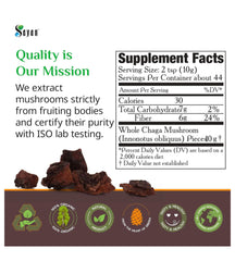 Sayan chaga harvest imagery; wild-sourced mushrooms for robust flavors.