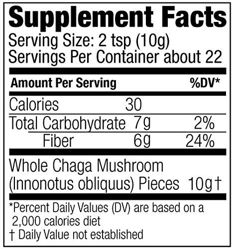 Sayan Chaga chunks wild-harvested from pristine forests.