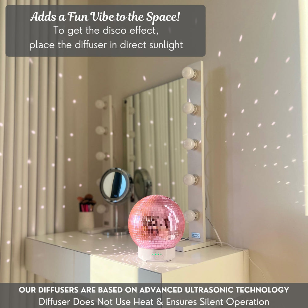 SCANDINORDICA color-light disco diffuser switches 7 colors for cozy ambience