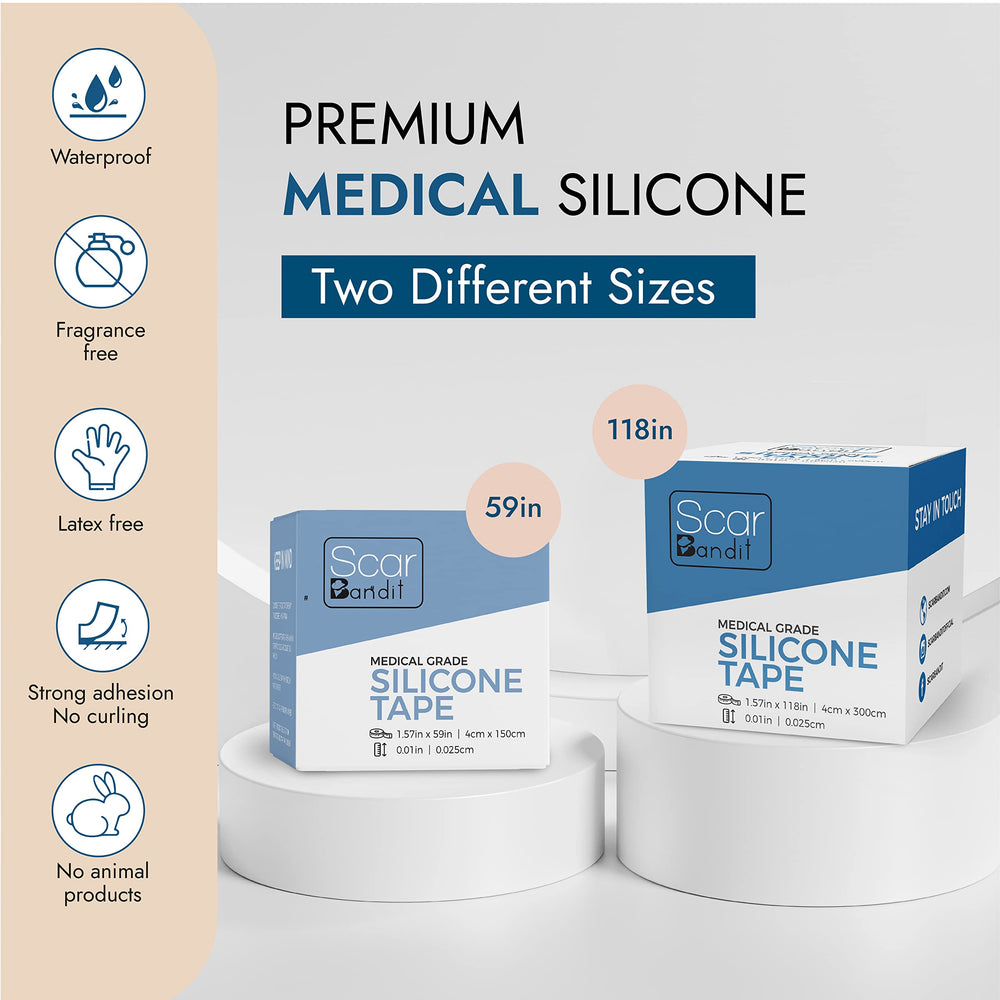 Scarbandit scar sheets for surgery or burn scars use