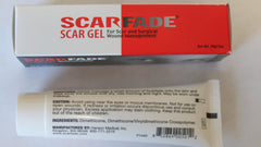 ScarFade clear invisible gel drying smoothly on skin.