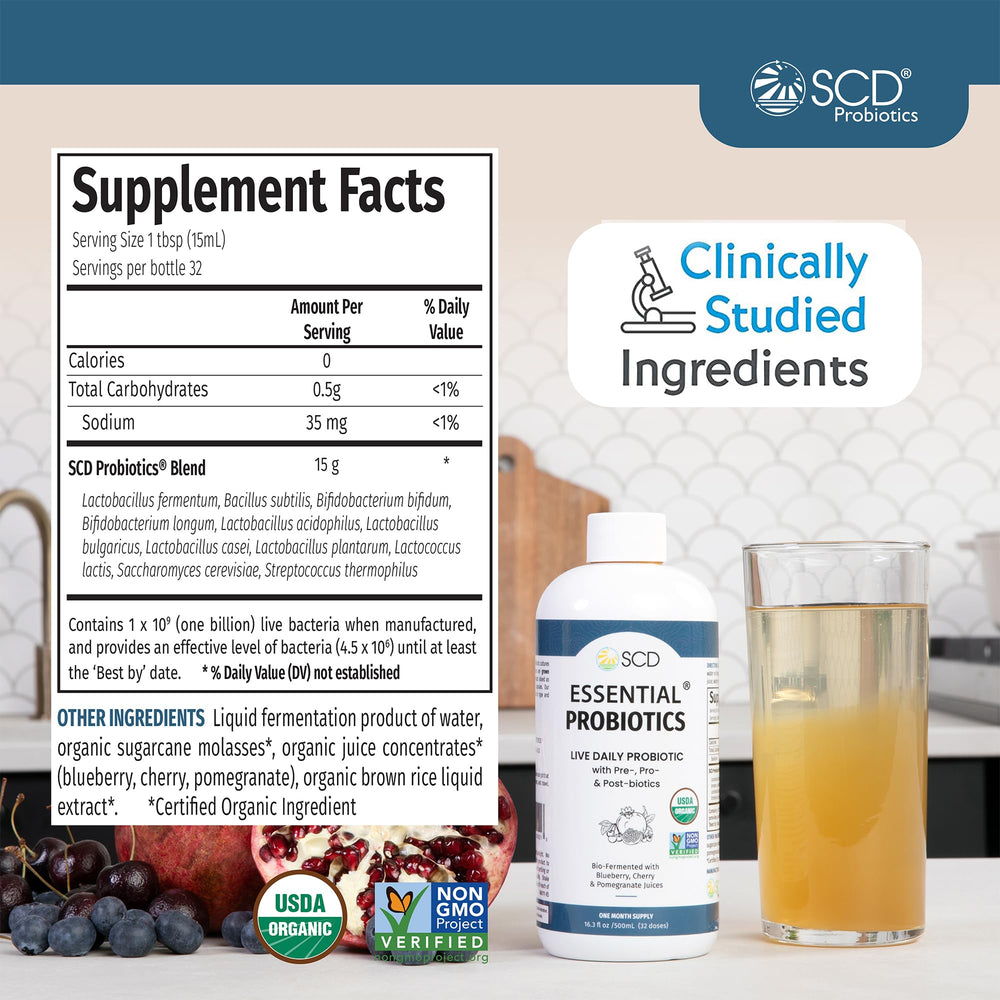 SCD Probiotics immunity-support visual with family-friendly use case