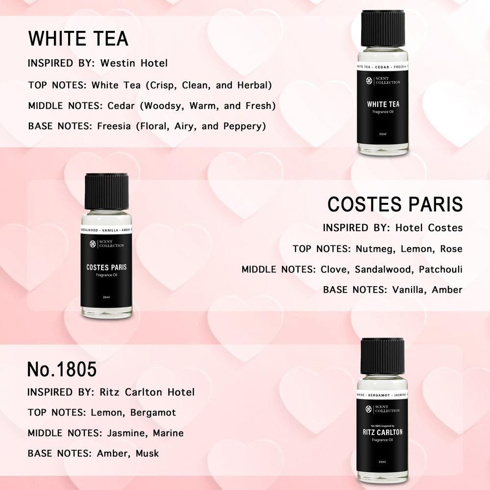 Scent Collection 10-count set features premium hotel-inspired fragrances for home or office.