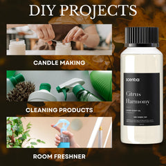 Scentia Citrus Harmony candle-project setup offers a bright, inviting fragrance during crafting