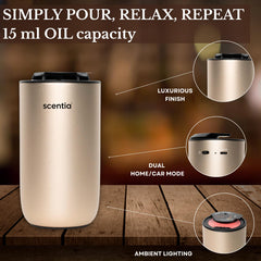 Scentia Compatible with Standard Oil Bottles for easy setup