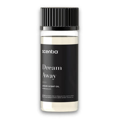 Scentia Dream Away bottle pour for easy diffusion in a living room ambience