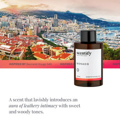 Scentify Monaco bottle with diffuser ready for room fragrance