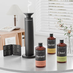 Scentluxe hotel diffuser oil woody base with patchouli and vanilla for grounding ambiance