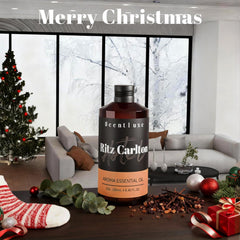 Scentluxe orange-musk diffuser amber glass hints at luxe warmth and long-lasting fragrance