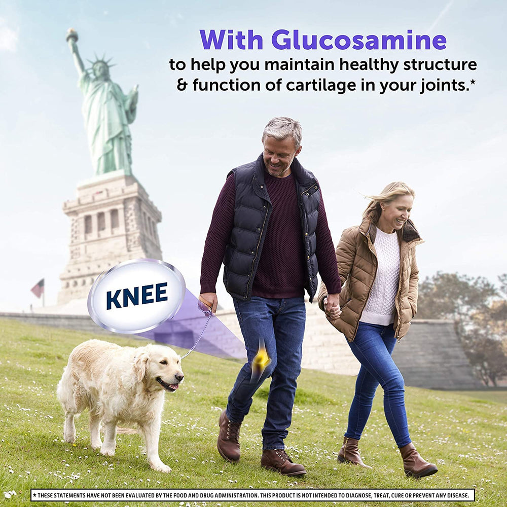 Schiff glucosamine in retail display to attract shoppers.