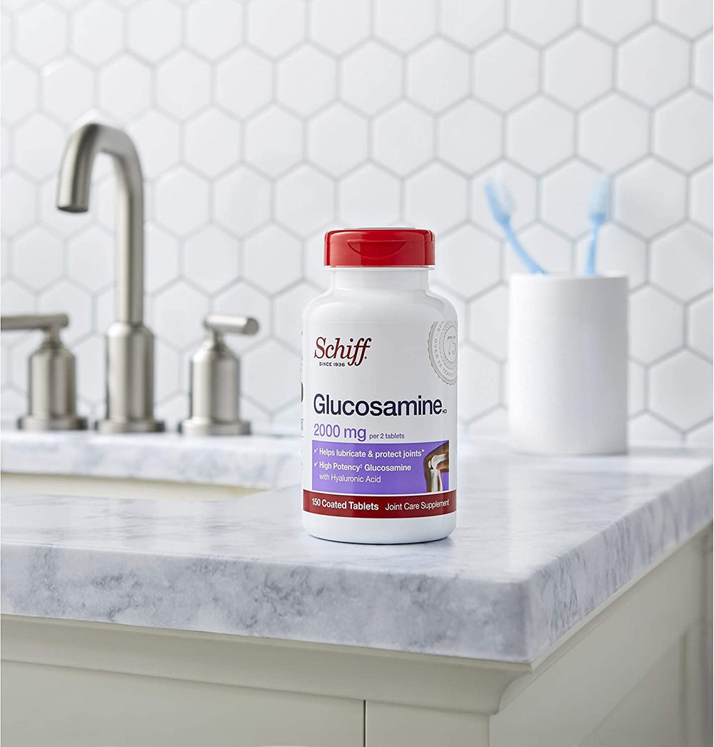 Promotes cartilage structure support through glucosamine and hyaluronic acid.