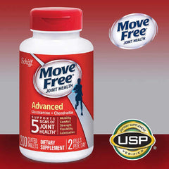 Schiff Move Free Advanced packaging box shows a 2-pack for joint support.