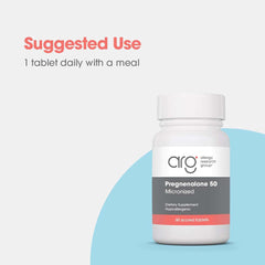 Allergy Research Group label highlights decades of science-backed supplements.