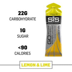 Science in Sport Energy Gel Pack in lemon-lime flavor fuels endurance with fast-acting carbs