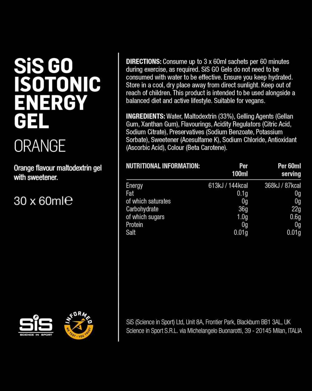 Athlete using SIS Gel Go during a run for steady energy supply