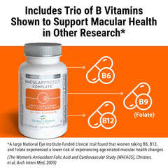 AREDS-2 nutrients panel with vitamin C and zinc
