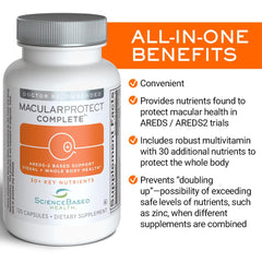 MacularProtect Complete capsules ready for everyday nutrition