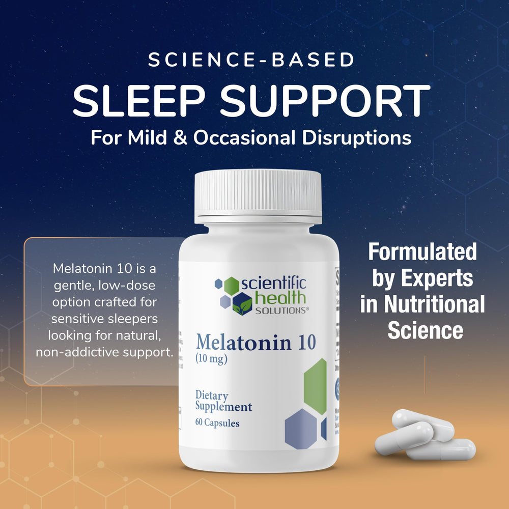 Vegan, non-GMO gluten-free Melatonin label supporting clean-label choices.