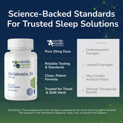 Scientific Health Solutions relaxation vibe highlights easier wind-down and preparation for rest.