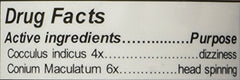 Scientific Health Vertisil capsules closeup, daily vertigo symptom support.