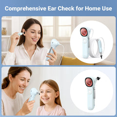 ScopeAround otoscope extension cable provides flexible positioning for use.