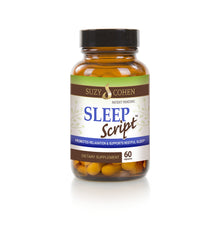 Script Essentials Sleep Script bottle ready for a restful night