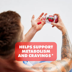 Sculpt Nation ACV gummies dispensing bottle demonstrates convenient daily intake