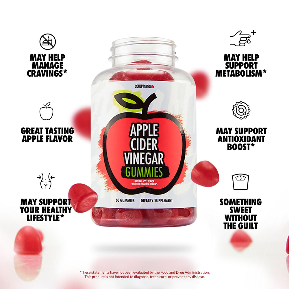Sculpt Nation ACV gummies pack view emphasizing keto-friendly snack option