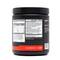 Sculpt Nation Greens Strawberry close-up highlighting collagen for beauty-friendly benefits