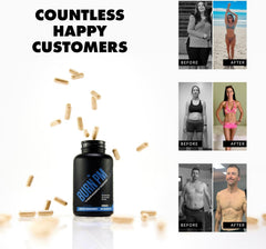 Sculpt Nation Nighttime Metabolism Capsules image of gluten-free capsules.
