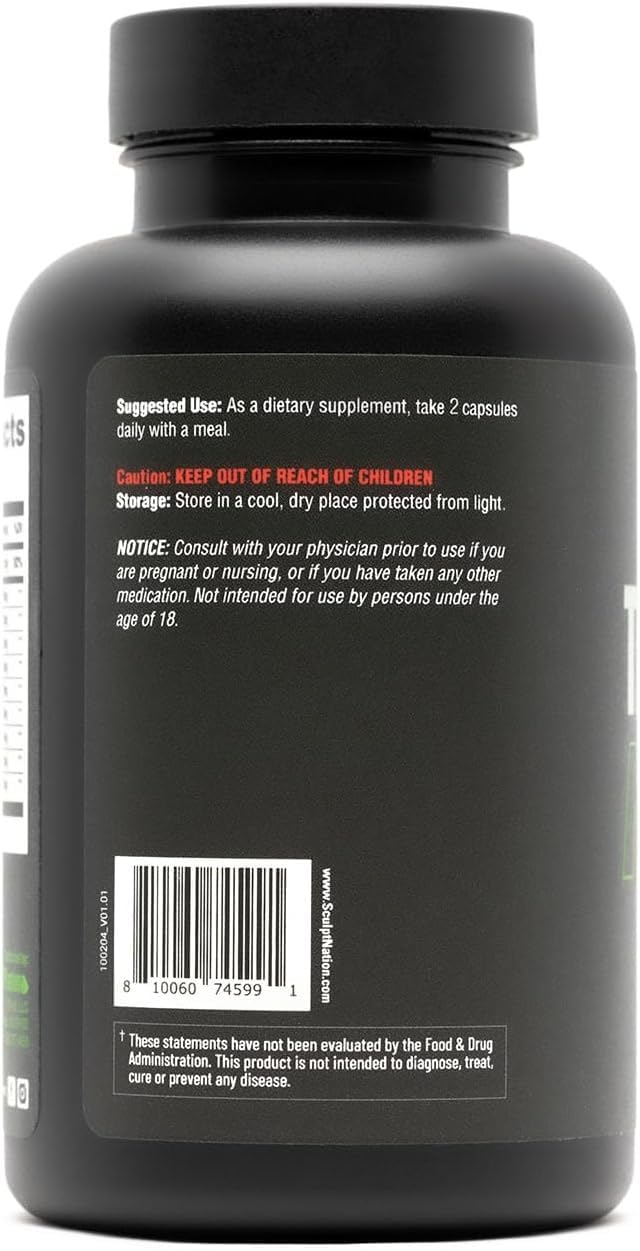 Sculpt Nation Test Boost Max featuring Tribulus supports vitality.