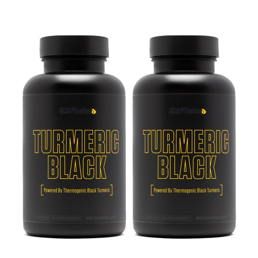 Sculpt Nation Turmeric bottle front for daily wellness and joint support.
