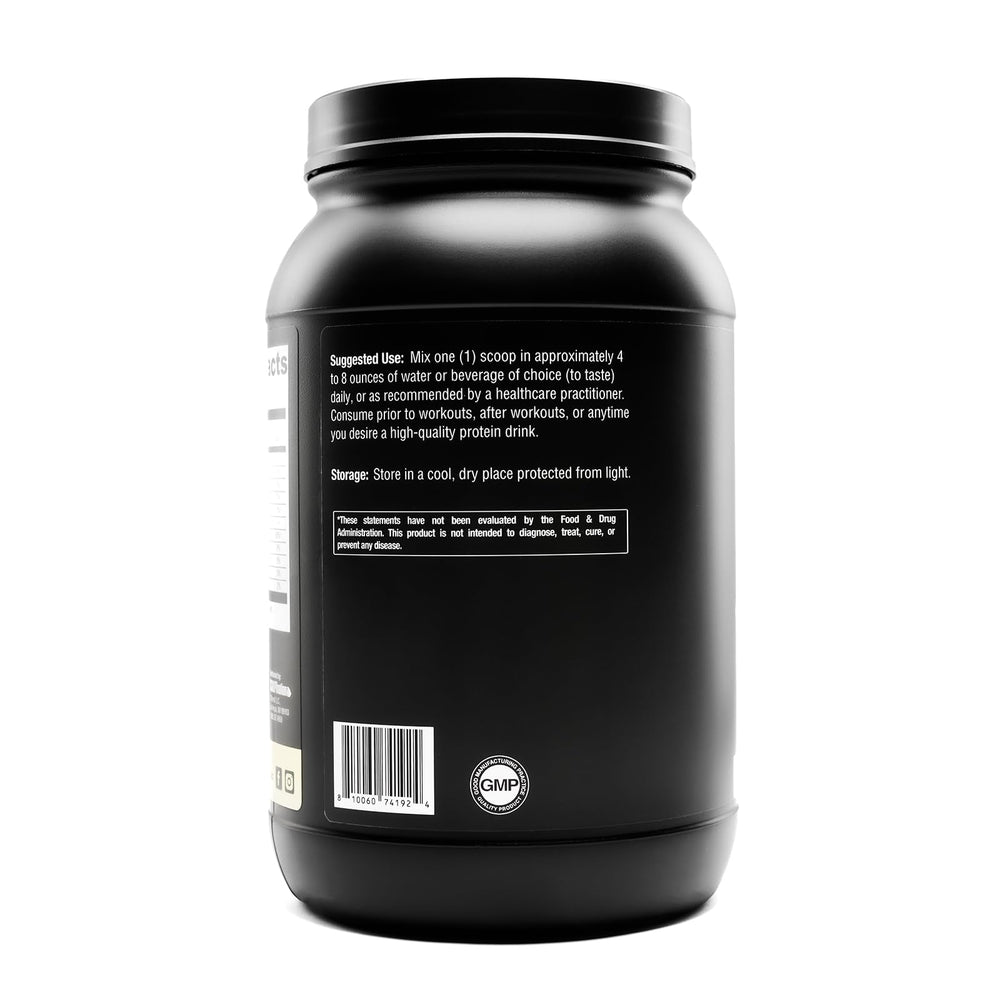 Sculpt Nation vanilla protein powder being mixed in a shaker