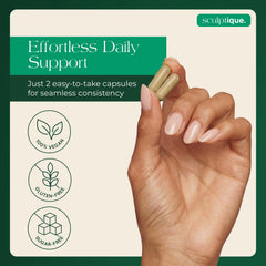 Sculptique Lymphatic Drainage Capsules with lemon powder detail.