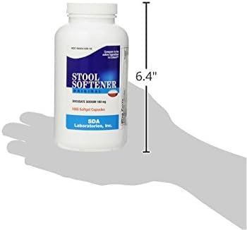 Usage scene of SDA Laboratories Docusate Sodium softgels in daily routine