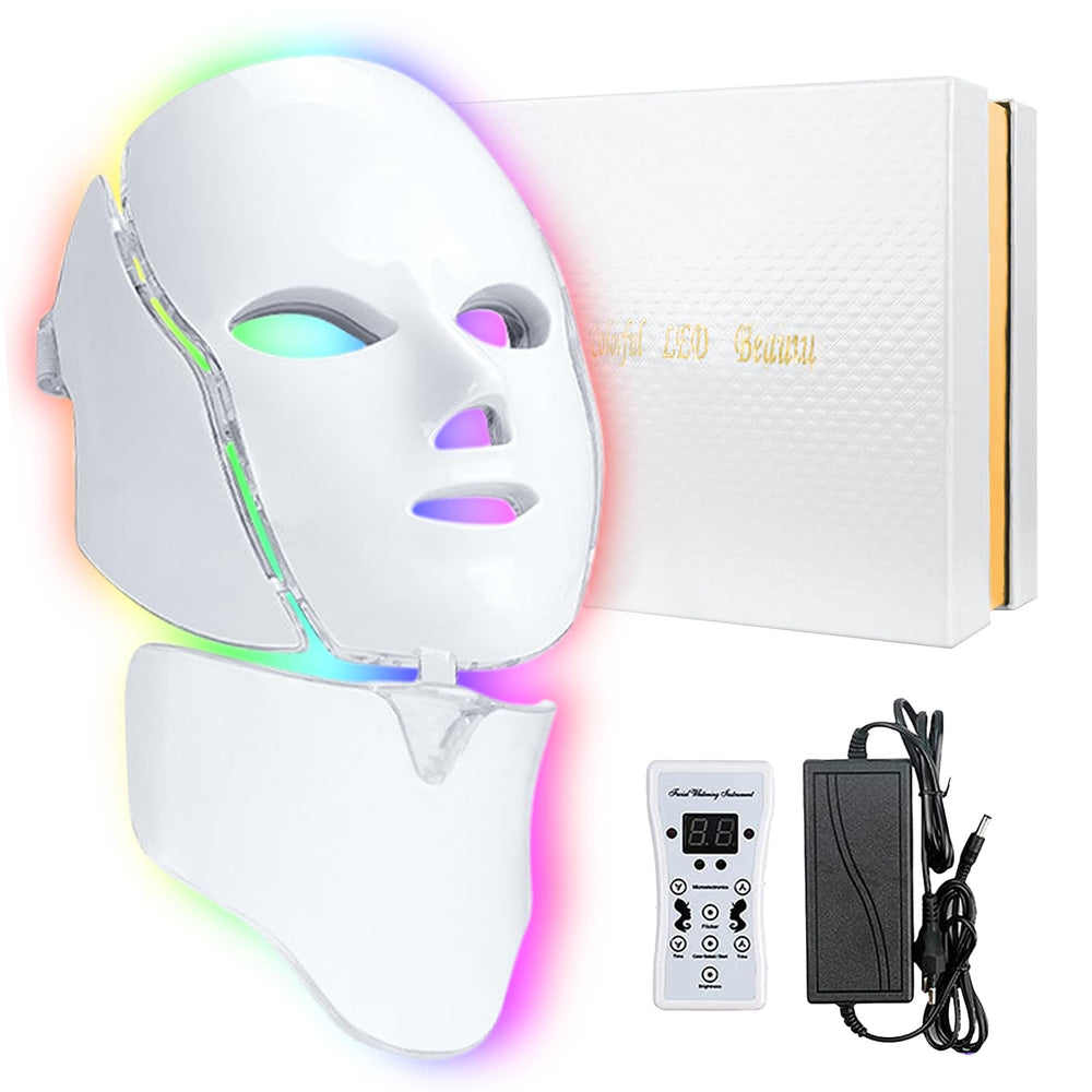 SDKWDH red light face mask front view for at-home therapy sessions