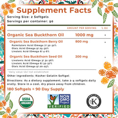 SEABUCKWONDERS sea buckthorn oil supports digestive and liver health potential.