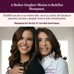 SEASON34 hormone-free formula designed for midlife wellness.