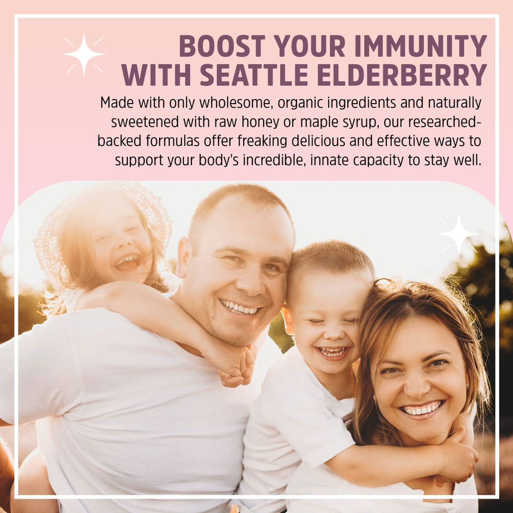 Seattle Elderberry Gummies family-use scene reflects daily wellness routine