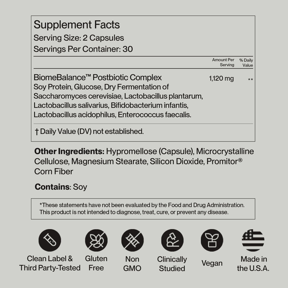 SecondKind gut balance dispense shows quick daily capsule access.