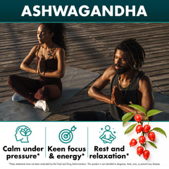 Secret Element ashwagandha capsules offer adaptogen support.