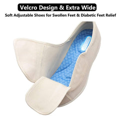 Secret Slippers air-cushion design cushions each step for impact relief.