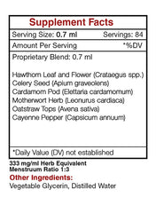 Amber bottle of Secrets of the Tribe Blood Pressure Secret liquid extract