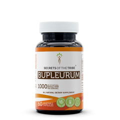 Secrets of the Tribe Bupleurum 60 capsules bottle supports convenient daily wellness.