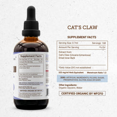 Secrets of the Tribe Cat's Claw inner bark preserves potent herbal notes for daily wellness.