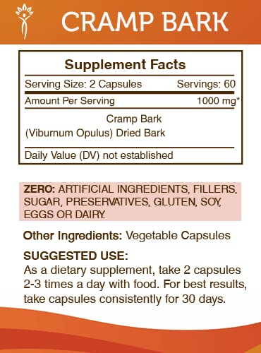 Secrets of the Tribe Cramp Bark dried bark pack, premium Viburnum opulus quality