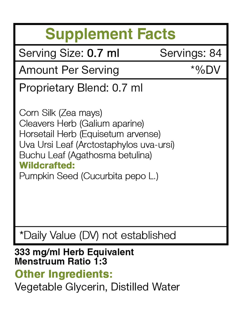 Secrets of the Tribe Cysto Secret herbal blend visual showcases plant-based formula.