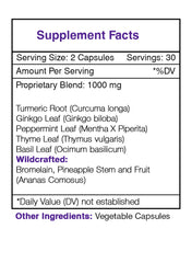 Secrets of the Tribe lab-test chart showing purity verification
