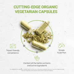Secrets of the Tribe thyme label closeup — USDA Organic certification and purity.