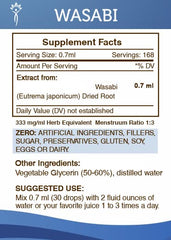 Secrets of the Tribe Wasabi tincture pour demonstrates easy, on-the-go dosing.